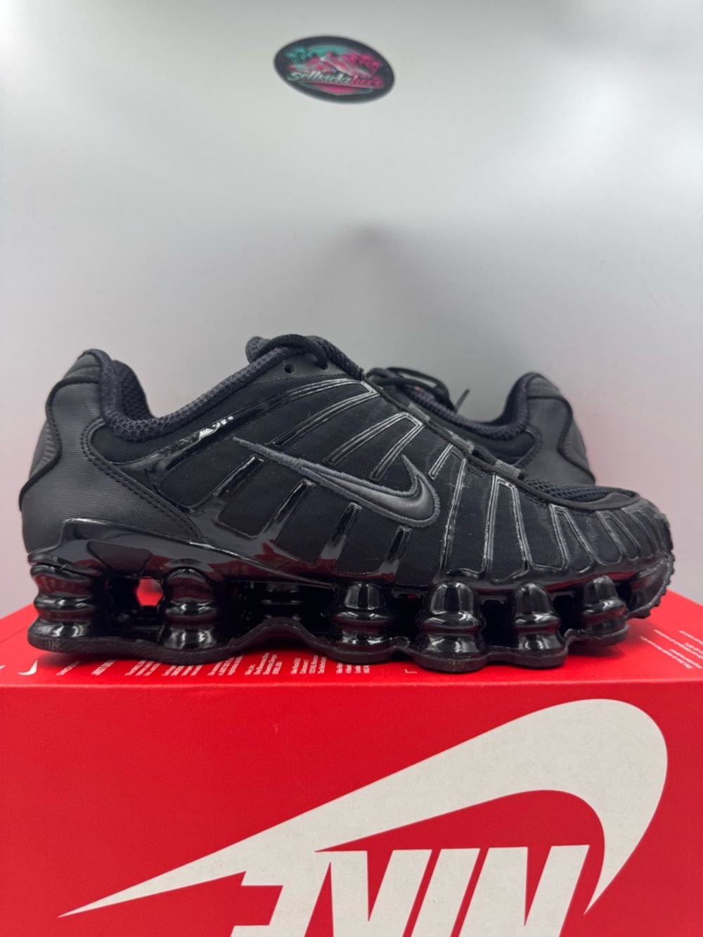 Nike Shox TL Black Metallic Hematite Red BRAND NEW Multiple Sizes